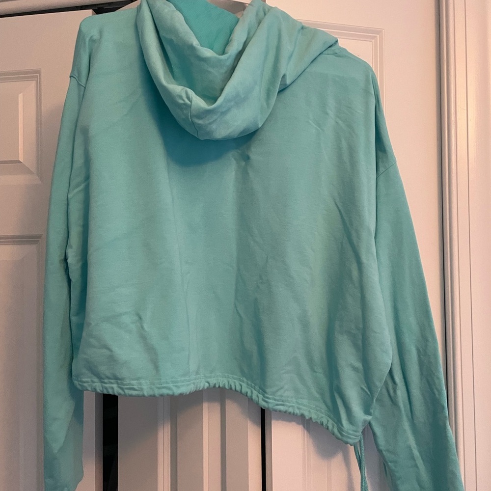 Outdoor Voices Mint Green Pullover Hoodie - Picture 4 of 5